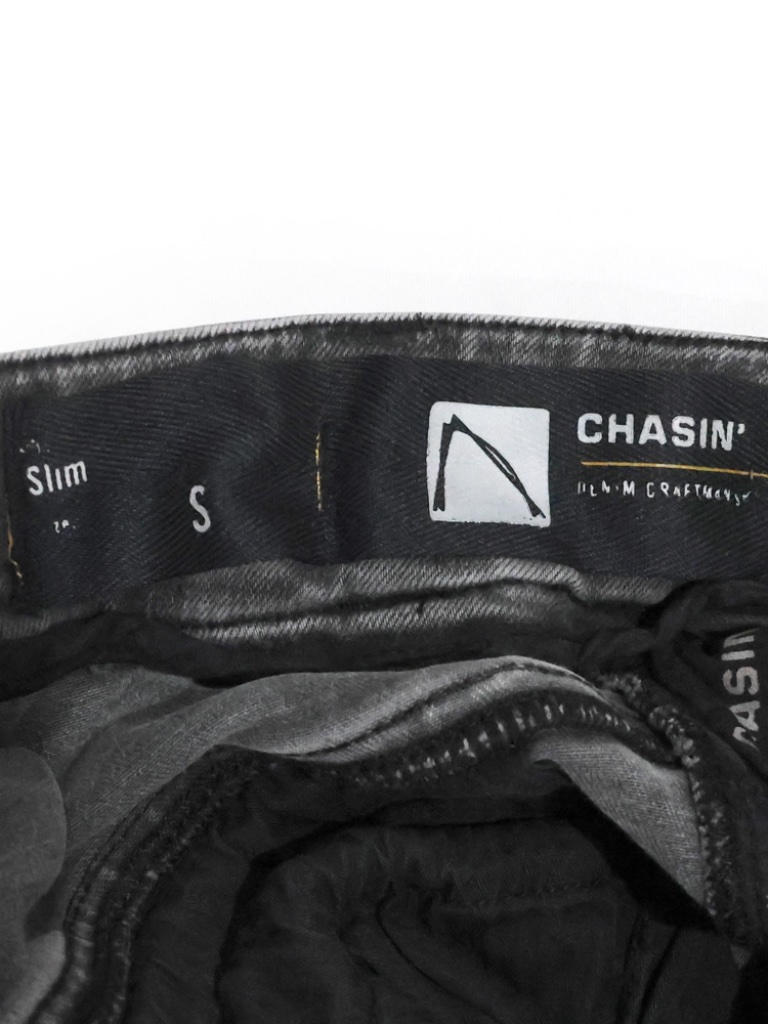 Chasin' Gray Cargo Joggers Zip Hem Slim Fit Stretch Men's Medium — image 3 of 3